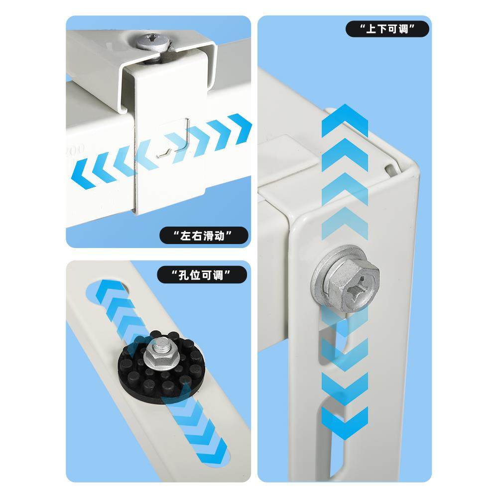 波瑞达空调室外机支架落地加厚减震防震架子角铁架底座地架 架