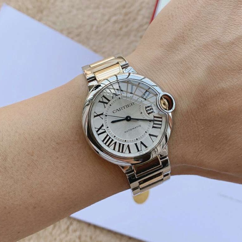 公价72500】98新卡地亚蓝气球W2BB0012自动机械男手表36.6mm正品