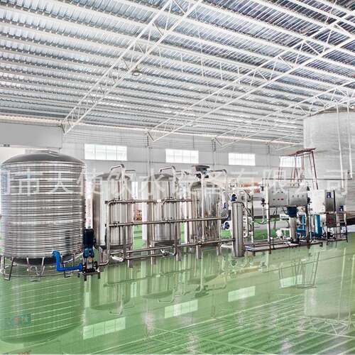 工厂实拍食品级不锈钢管路大型商用RO反渗透过滤纯净水设备反渗透