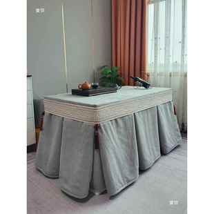 简约烤灰火罩套长方形中式 加罩厚电炉罩取炉烤火thlznfgs桌子 风格