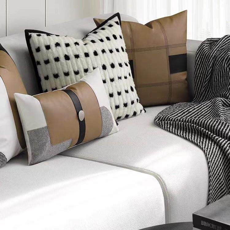 样板客抱枕轻奢简约现房代软垫装沙发厅靠方枕样FUB板间酒店抱枕