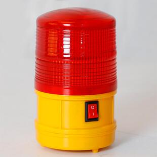 频闪灯LED夜间爆闪烁灯 磁吸顶式 干电池警示灯LTD 5088带开关