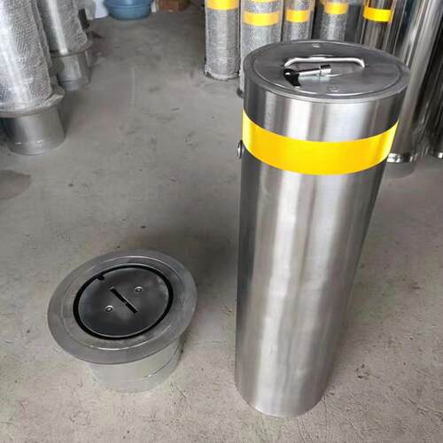 不锈钢手提活动路桩警示柱加厚隔离可移动预埋加厚车挡路障防撞柱