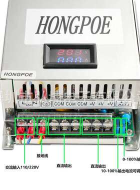 1000W 90V 11A开关电源0-90V 0-11A输出电压电流可调LED电池电机