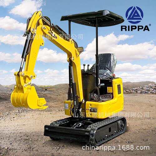 小型挖掘机小挖机挖地RIPPA319农用家用挖土开荒果园1吨立派R319