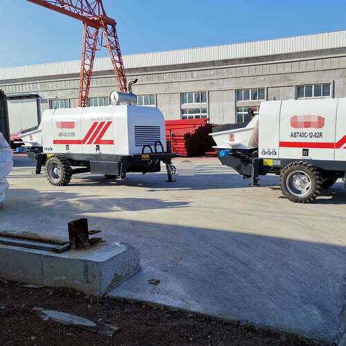 小型柴油混凝土泵 节油型输送泵 40柴油泵 柴油机潍坊 HBTS40泵