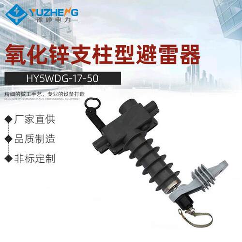 HY5WBG-17/50高压避雷器HY5WDG-17-50氧化锌支柱型避雷器