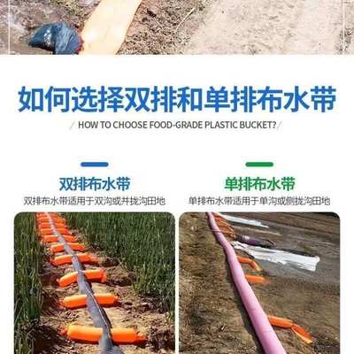 懒人布带节水多沟50抗旱农用水管浇地袖农田灌溉神器袖口浇水布隆
