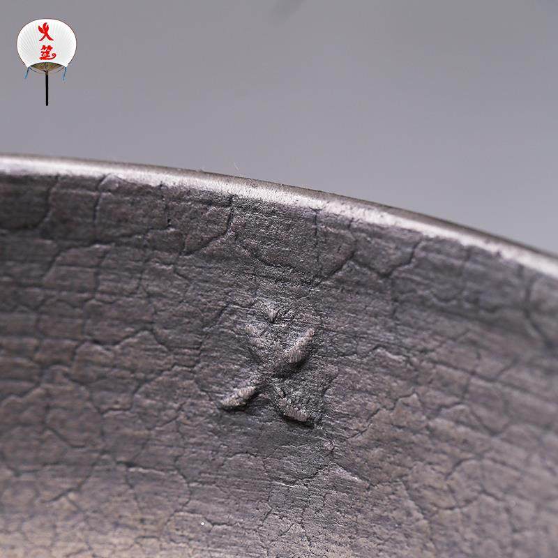 高档34锅单把筵炒火定制传统手工铸生铁锅家铁用物理不粘锅（无锅