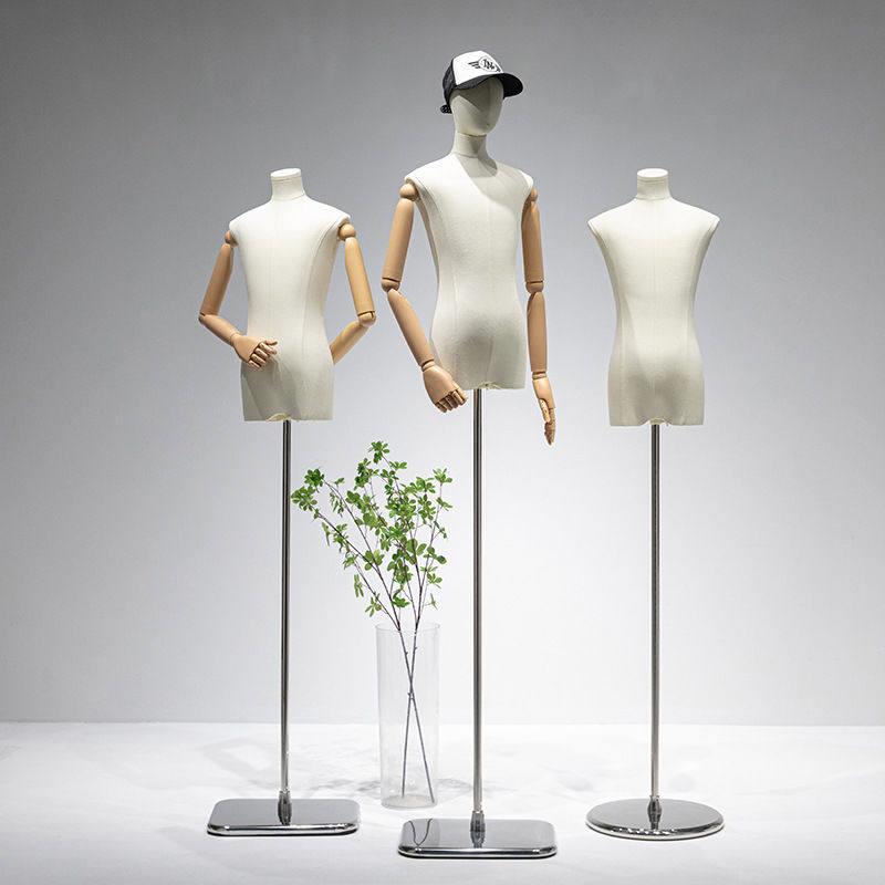 青少年模特全身人台橱窗服装道具人偶男女上身儿童装店展示架大童