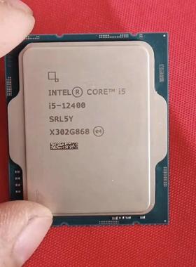 I5 12400散片PU电脑处理器6核12线程支持主板H610B660适用于