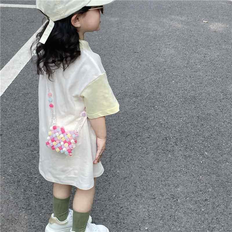 夏季洋派儿童马卡龙珍珠包网红超火女童斜挎包宝宝时尚外出配饰包