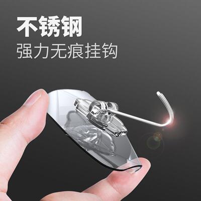 挂钩强力黏胶贴墙壁壁挂承重吸盘厨房挂勾无痕黏贴门后免打孔黏钩