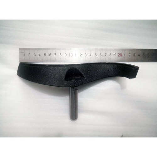 木工DIY车床车刀铸铁托刀架S弯210mm立柱直径16mm立柱长度66mm