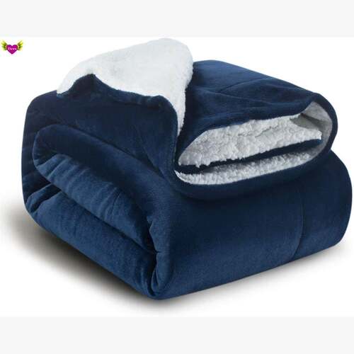Sherpa Fleece Throw Blanket Double-Sided Soft Plush Blanket