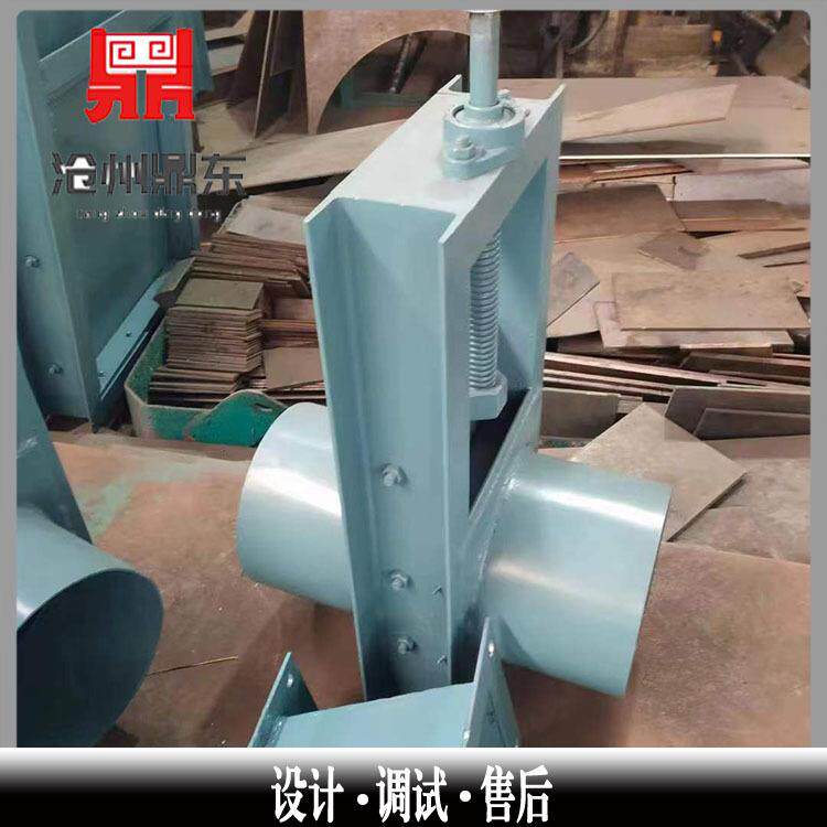 两端直管段闸板阀污水截止闸阀手轮启闭机插板阀物料闸阀