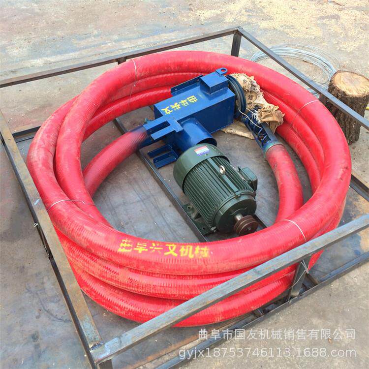 粮仓专用吸粮机 大豆装袋抽粮机 绞龙软管上料机 车载吸粮机