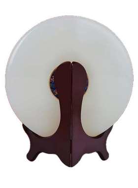 天然玉石阿富汗玉日进斗金摆件平安扣摆件客厅酒柜家居装饰品批发