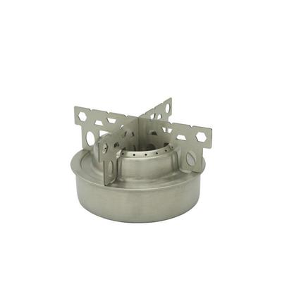 户外不锈钢酒精炉十字支架套装野炊用品野外野营煮餐炉具