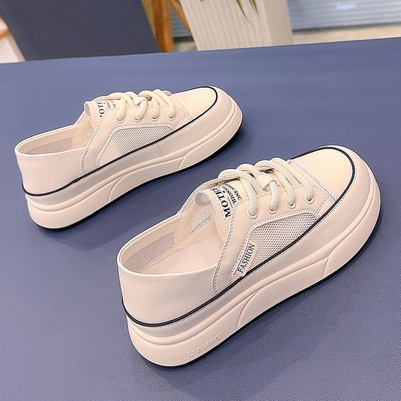 夏季透气网面小白鞋女2025新款运动鞋板鞋女款休闲鞋女鞋爆款鞋子