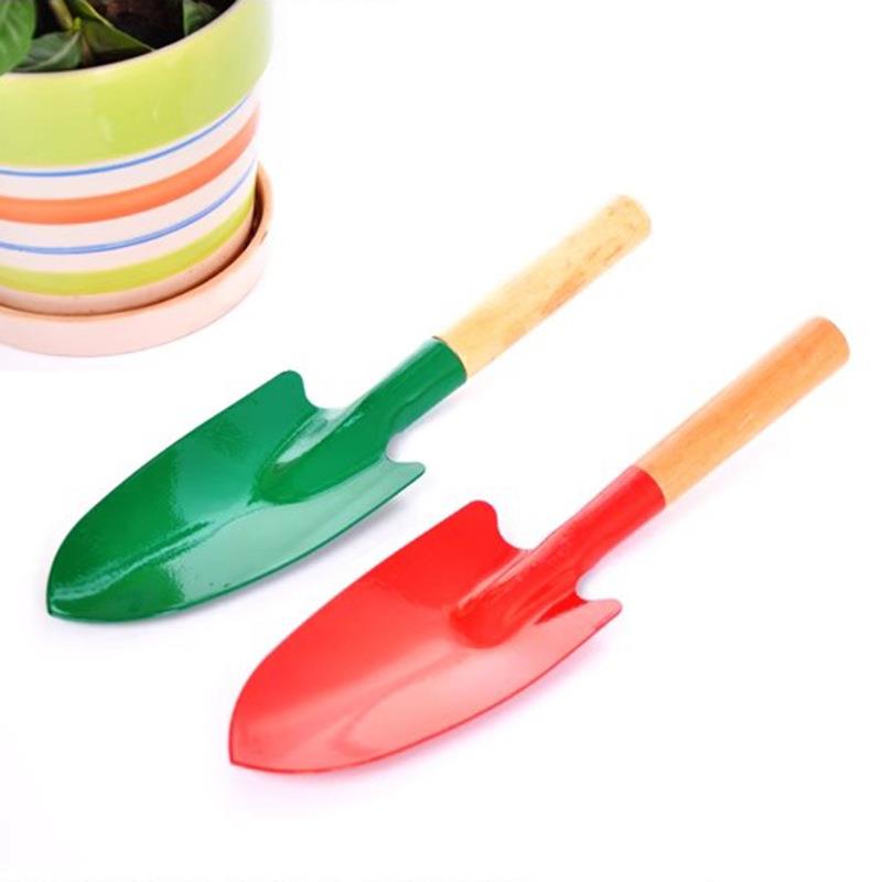 Home Gardening Tools: Wooden Handle Small Shovel for Plantin