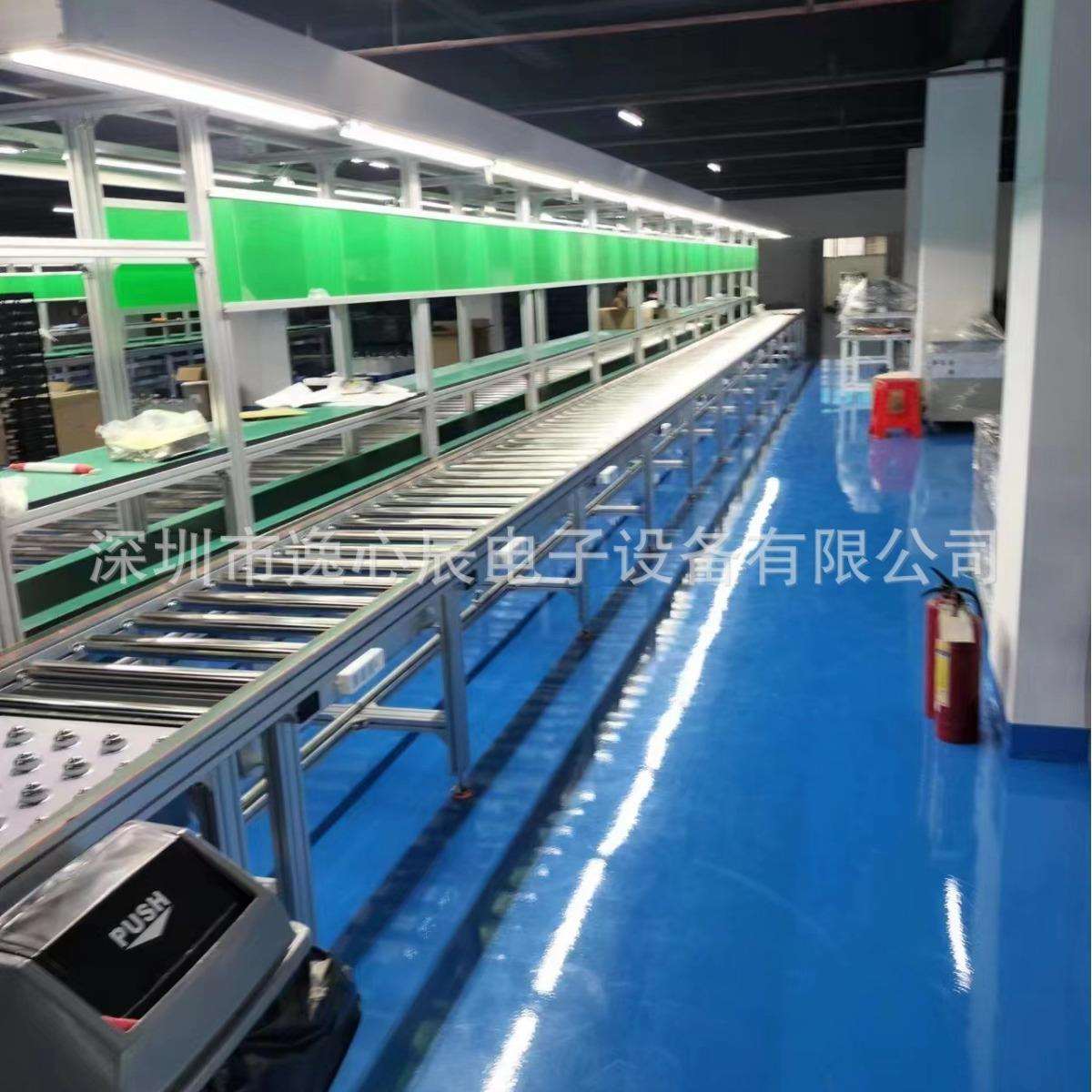 输送线3D建模铅酸储能电池装配全自动多工位定点定位流水滚筒线