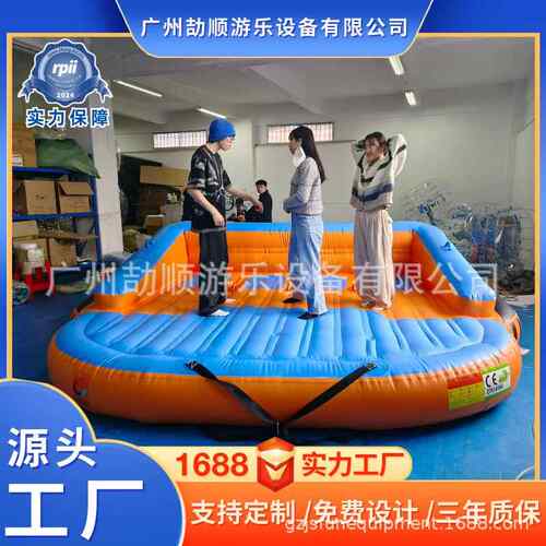 加厚橡皮艇漁船网红透明船浮桥浮板小型气垫船皮滑艇
