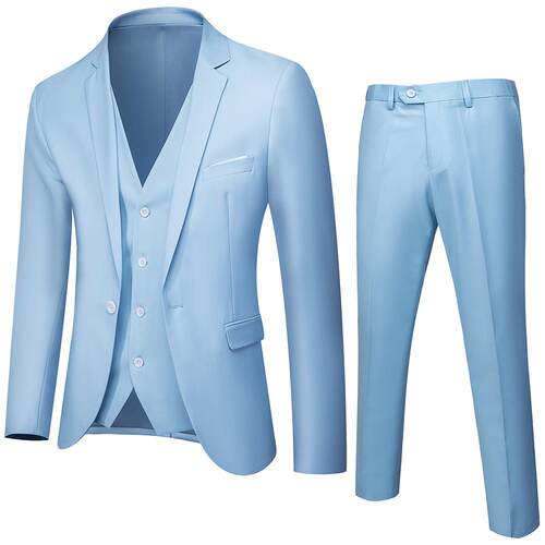 Seasons Men's Business Casual Three Piece Set Groom