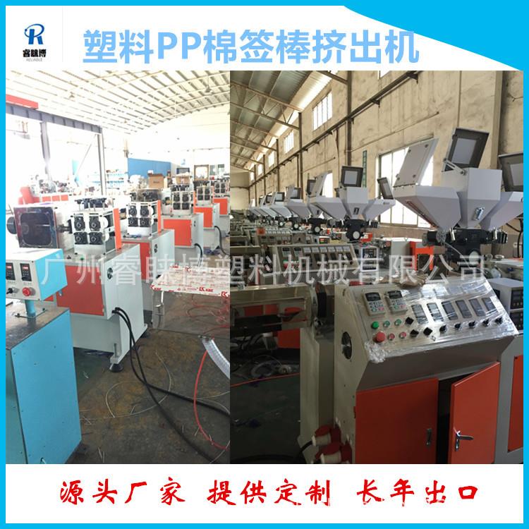 小型塑料管挤出机 PP糖棒棉签棒小管机器 广州睿睐博PP小管挤出机