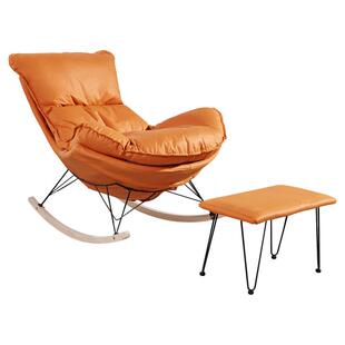 休闲摇椅懒沙发椅阳摇台午睡龙虾椅科家技布人客851厅躺椅单人摇