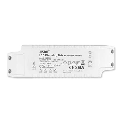 厂家直销0-10V PWM 电位器深度调光9-40V 42W筒射灯、轨道灯驱动