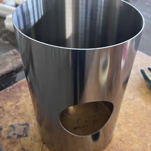 304不锈钢管卫生管无缝内外抛光光亮镜面圆管激光切割100MM-508MM