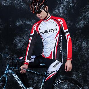 骑行服夏季长袖男套装春秋登山车服装自行车衣服公路车骑行裤装备