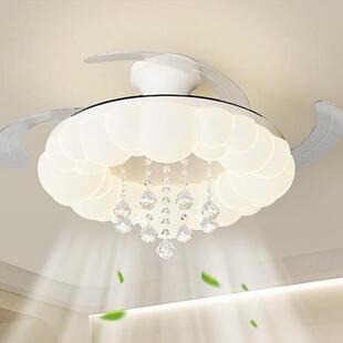 客厅吊灯2026新款大厅主灯中山灯具风扇灯吸顶卧室餐厅高级感轻奢