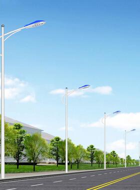 户外市政大率led路灯8米9米1UVN0W海螺臂2路灯单臂路功杆灯生产厂
