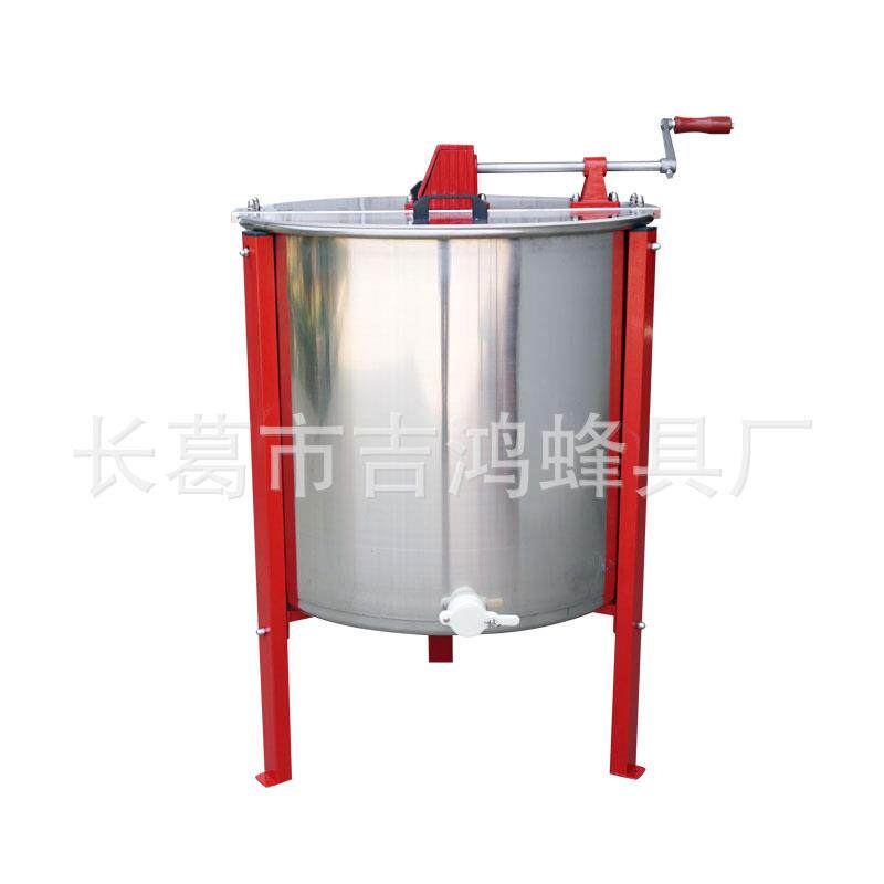 八框手动摇蜜机出口型蜂蜜分离机8框不锈钢摇蜜机蜂具厂