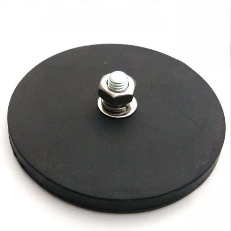 汽车灯强磁吸盘底座货车LED射灯固定磁铁架子越野车顶长条灯支架