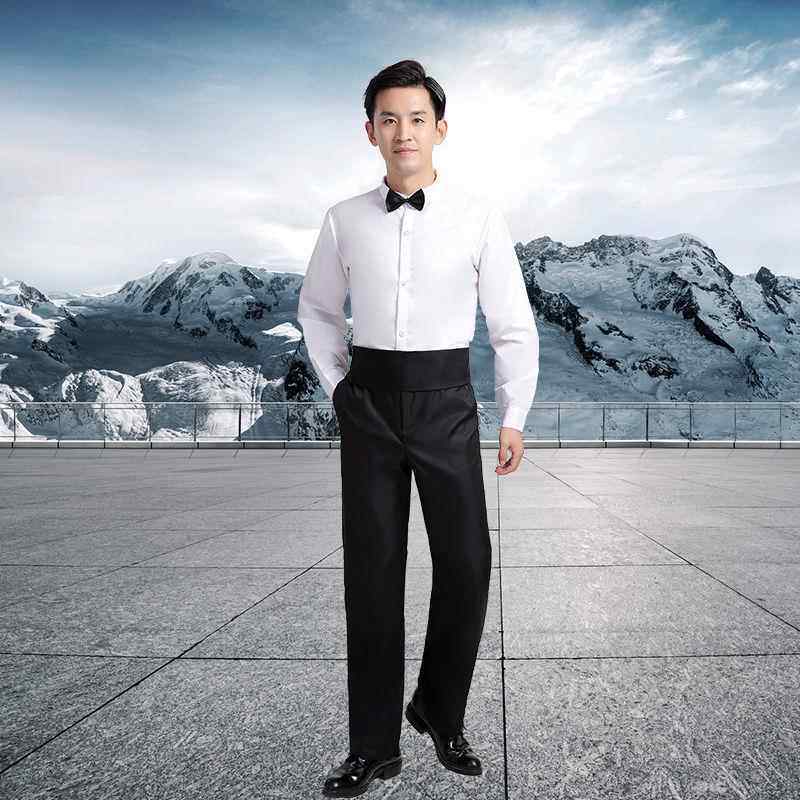 高档刺绣立中山演装出服男士大合领唱团舞台表演服主持人歌套手礼