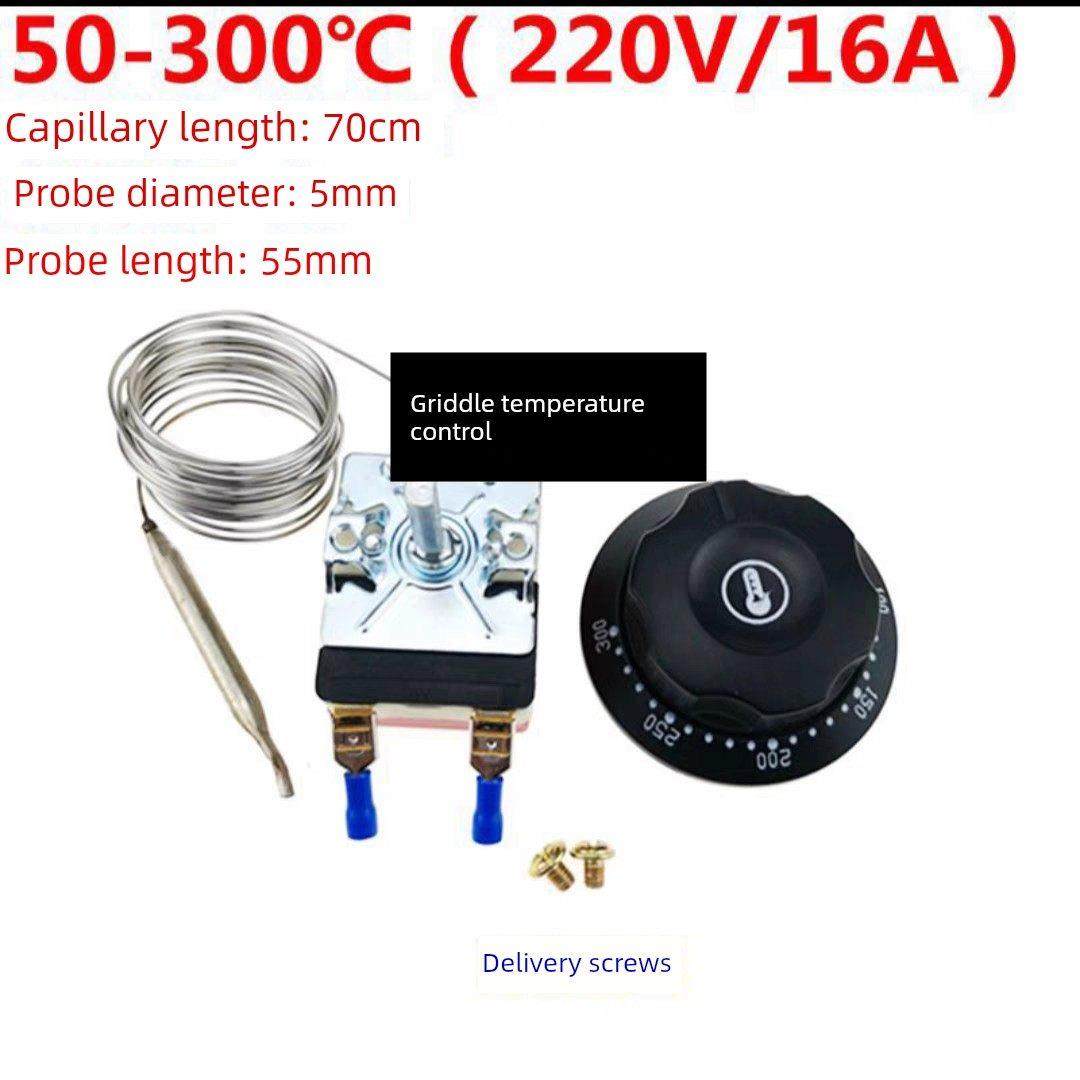 适用于佳保利手抓饼机器商用电扒炉电热铁板烧铁板配件温控开关,五金/工具,温控仪,淘宝优惠券,粉丝福利购,淘宝优惠卷