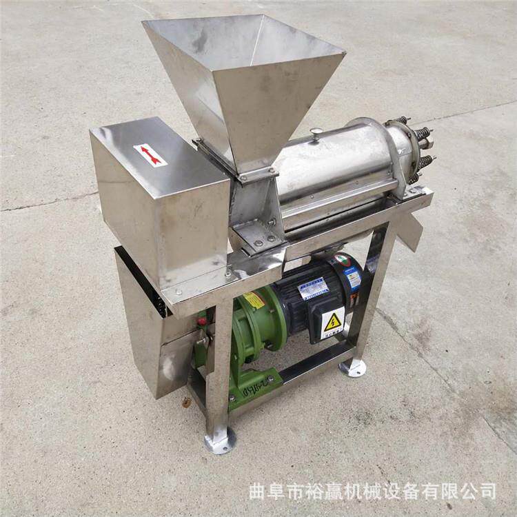 大型水果榨汁机工业西红柿清洗榨汁设备火龙果柠檬打碎挤汁机