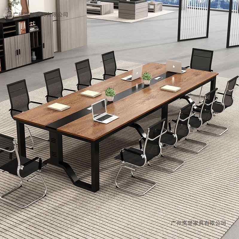 会议桌长简约现办公椅组合无品牌/会议室桌长条桌子椅工作桌台代