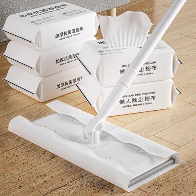 Lazy Mop Static Dust Removal Mop One-Touch Clean No-Hand Was