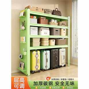 客厅收纳架家用置物架落地多层货架阳台储物间超市快递整理展示架