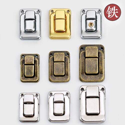 箱扣搭扣木盒酒盒锁扣工具箱木箱扣礼品盒暗箱扣铁皮小搭扣太平扣
