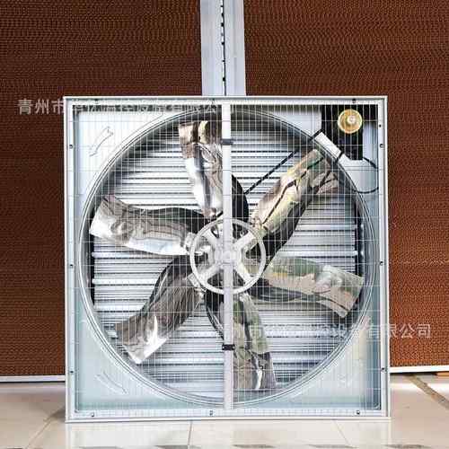 厂家制定畜牧养殖风机推拉式负压风机 镀锌板通风机 牛舍降温风机