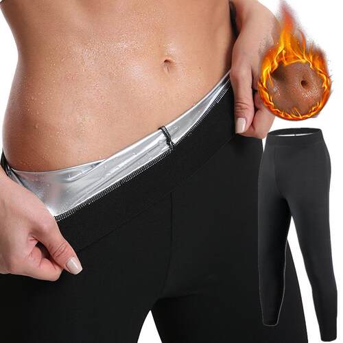 Sweating pants for women, sports and abdominal compression