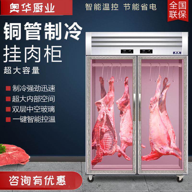 挂肉柜商用大容量鲜肉冷藏保鲜冷冻立式展示冰柜挂猪牛羊肉柜