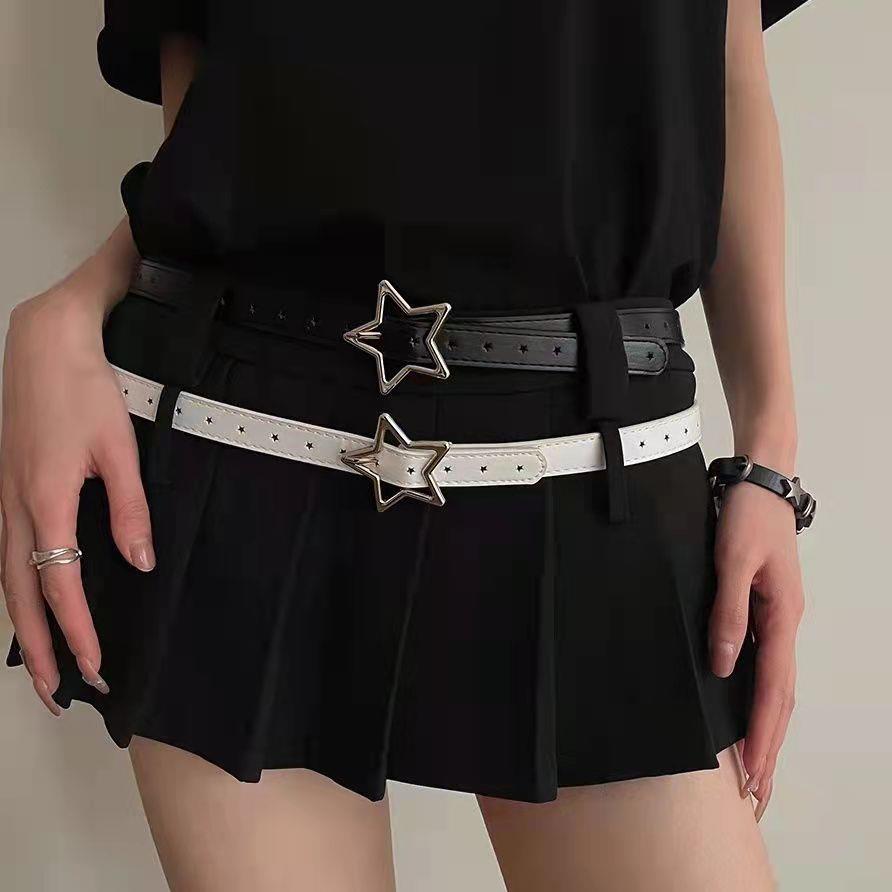 儿童腰带走秀皮带男童女童学生配连衣裙牛仔裤带礼服青少年五角星
