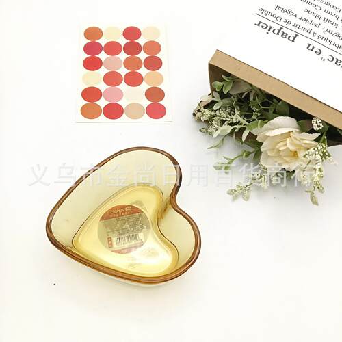 Cross-border Heart-shaped High Borosilicate Glass Bowl, Heat