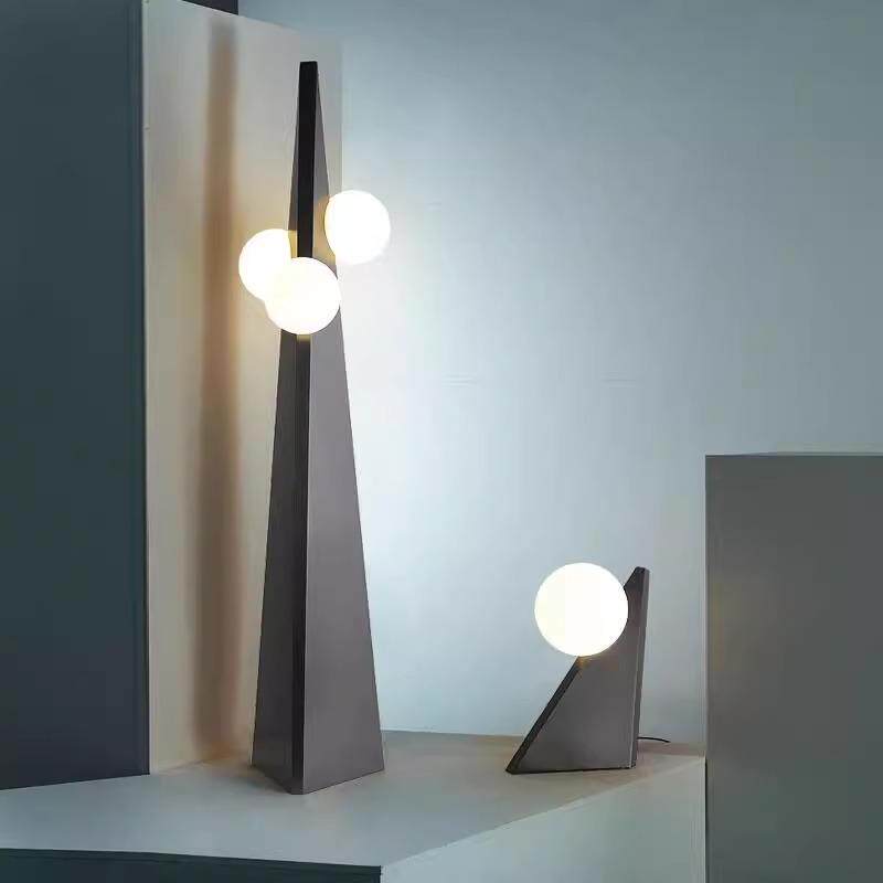 山与月落地灯意式极简现代客厅卧室书房装饰立灯设计师展厅高级感